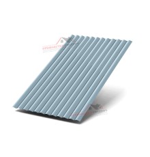 Профилированный лист МП18-0.5, Ширина-1100, Призма-03 Met.Blue