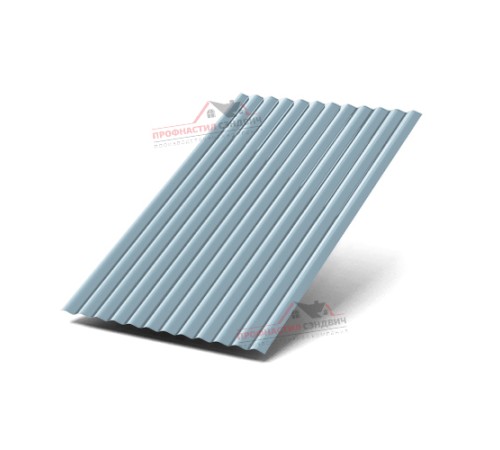 Купить профилированный лист МП18-0.5, Ширина-1100, Призма-03 Met.Blue 