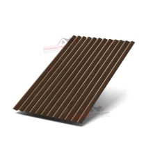Профнастил МП18-0.5, Ширина-1100,ECOSTEEL_MA Мореный Дуб