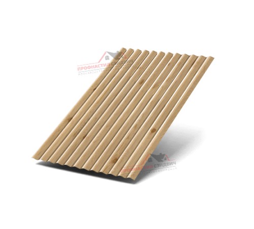 Купить профилированный лист МП18-0.5, Ширина-1100, ECOSTEEL-T Сосна 