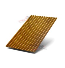 Профилированный лист МП18-0.5, Ширина-1100, ECOSTEEL-T Золотой Дуб