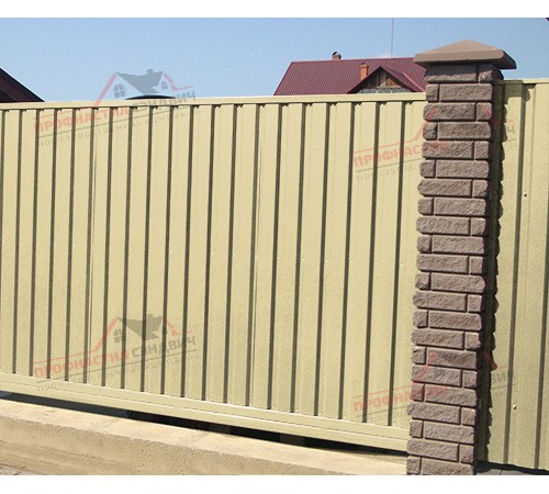 Купить профнастил МП20-0.45, Ширина-1100, Полиэстер RAL1014 