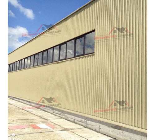 Купить профилированный лист МП20-0.7, Ширина-1100, Полиэстер RAL1014 