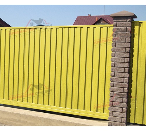 Купить профнастил МП20-0.45, Ширина-1100, Полиэстер RAL1018 