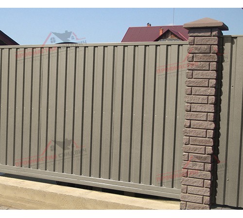 Купить профнастил МП20-0.45, Ширина-1100, Полиэстер RAL1035 