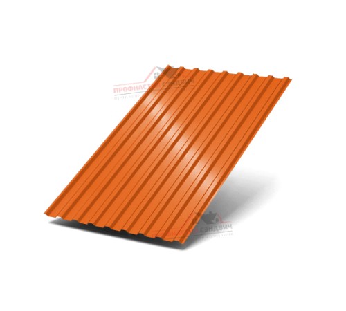 Купить профилированный лист МП20-0.45, Ширина-1100, Полиэстер RAL2004 