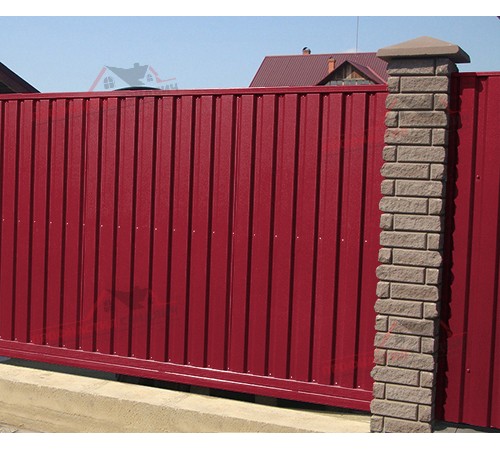 Купить профнастил МП20-0.45, Ширина-1100, Полиэстер RAL3003 