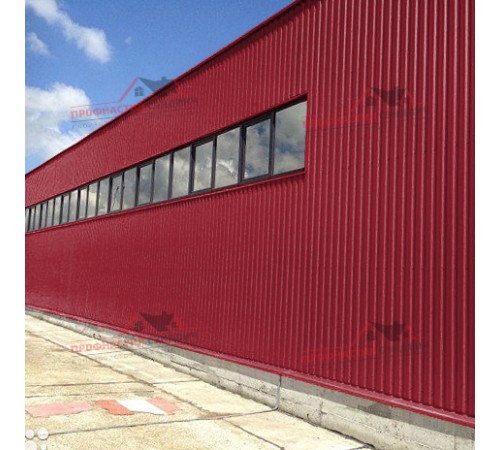 Купить профилированный лист МП20-0.45, Ширина-1100, Полиэстер RAL3003 