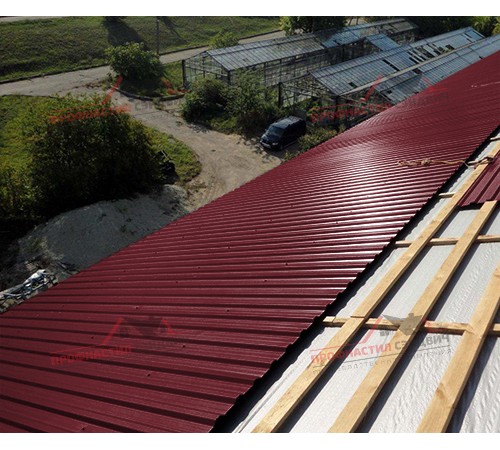 Купить профлист МП20-0.45, Ширина-1100, Viking RAL3005 