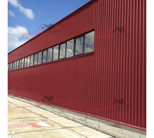 Купить профилированный лист МП20-0.4, Ширина-1100, Полиэстер RAL3011 