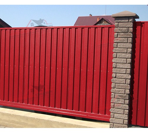 Купить профнастил МП20-0.5, Ширина-1100, Полиэстер RAL3020 