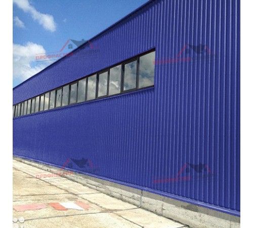 Купить профилированный лист МП20-0.5, Ширина-1100, Полиэстер RAL5002 