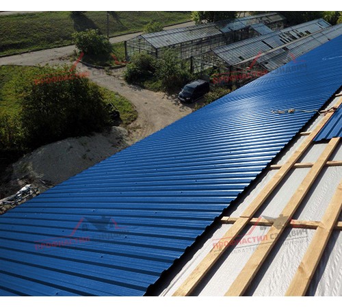 Купить профлист МП20-0.4, Ширина-1100, Полиэстер RAL5005 