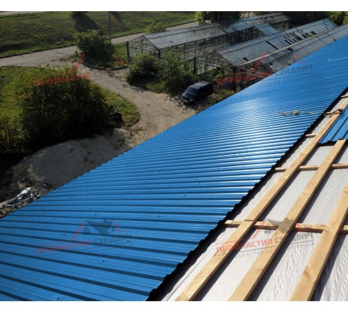 Купить профлист МП20-0.5, Ширина-1100, Полиэстер RAL5015 