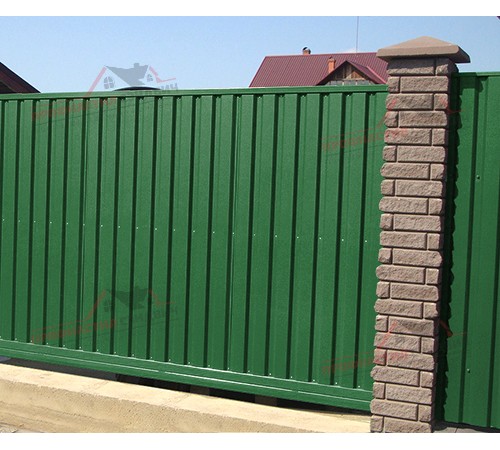 Купить профнастил МП20-0.45, Ширина-1100, Полиэстер RAL6002 