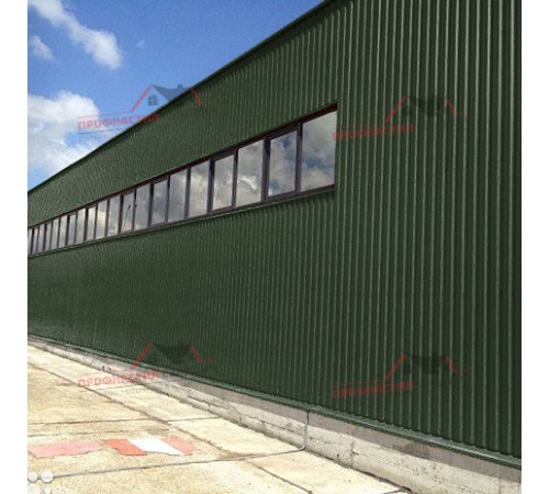 Купить профилированный лист МП20-0.5, Ширина-1100, Viking E RAL6007 