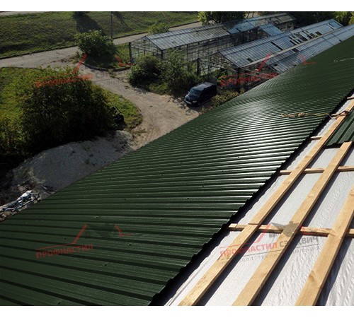 Купить профлист МП20-0.5, Ширина-1100, Viking RAL6007 