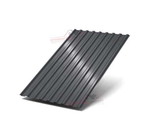 Купить профилированный лист МП20-0.5, Ширина-1100, Полиэстер RAL7024 