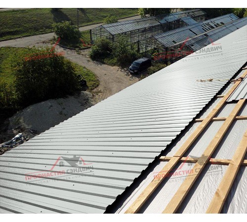 Купить профлист МП20-0.5, Ширина-1100, Полиэстер RAL7047 