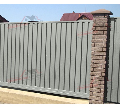 Купить профнастил МП20-0.5, Ширина-1100, Пластизол RAL7038 