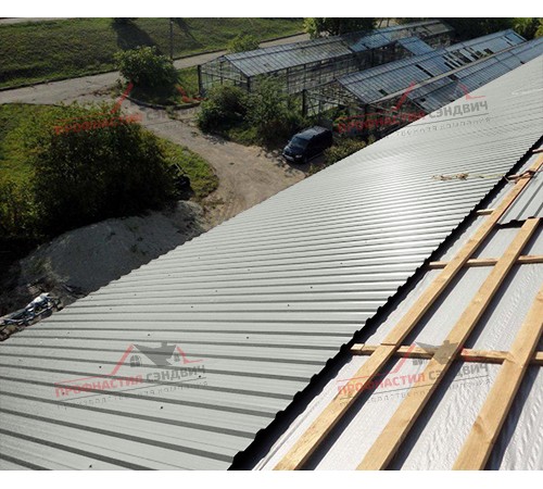 Купить профлист МП20-0.5, Ширина-1100, Пластизол RAL7038 