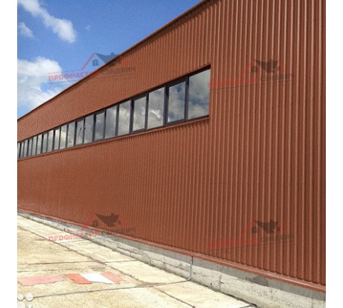 Купить профилированный лист МП20-0.5, Ширина-1100, Viking E RAL8004 