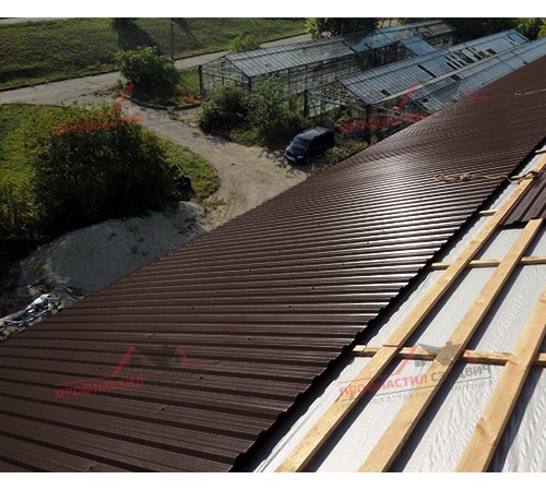 Купить профлист МП20-0.45, Ширина-1100, Viking RAL8017 