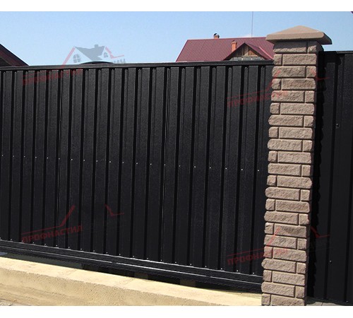 Купить профнастил МП20-0.5, Ширина-1100, PURMAN RAL9005 