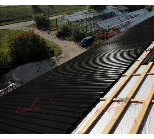 Купить профлист МП20-0.45, Ширина-1100, Viking RAL9005 