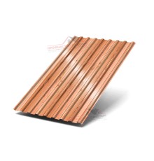 Профилированный лист МП20-0.5, Ширина-1100, ECOSTEEL-T Кедр