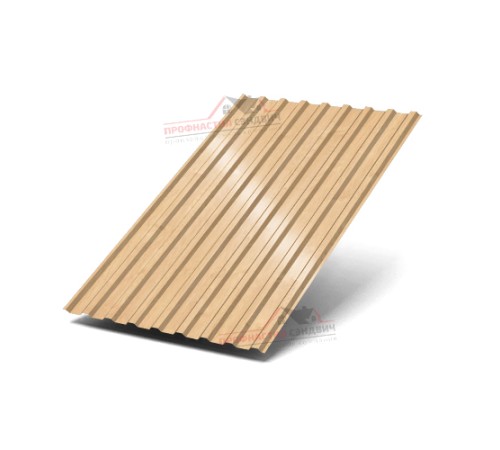 Купить профилированный лист МП20-0.5, Ширина-1100, ECOSTEEL Клен 