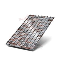 Профнастил МП20-0.5, Ширина-1100, ECOSTEEL Кварцевый Сланец