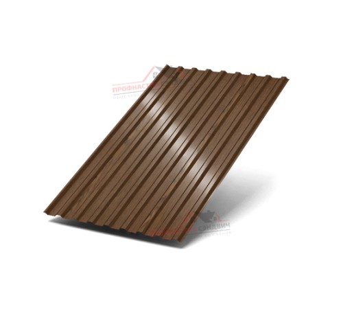 Купить профнастил МП20-0.5, Ширина-1100, ECOSTEEL_MA Мореный Дуб 