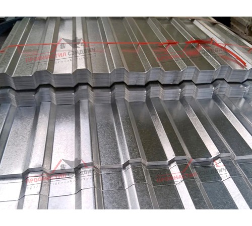 Купить профилированный лист МП20-0.4, Ширина-1100, Оцинкованный 