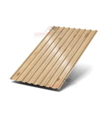Профилированный лист МП20-0.5, Ширина-1100, ECOSTEEL-MA Сосна