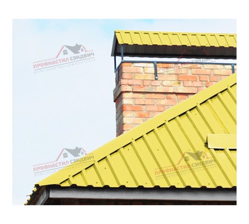 Купить профлист МП35-0.45, Ширина-1035, Полиэстер RAL1018 