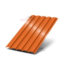 Профилированный лист МП35-0.45, Ширина-1035, Полиэстер RAL2004