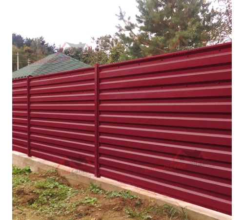 Купить профнастил МП35-0.45, Ширина-1035, Полиэстер RAL3003 