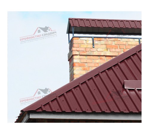 Купить профлист МП35-0.5, Ширина-1035, PURMAN RAL3005 