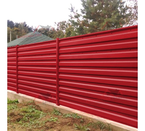 Купить профнастил МП35-0.45, Ширина-1035, Полиэстер RAL3020 