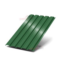 Профилированный лист МП35-0.45, Ширина-1035, Полиэстер RAL6002