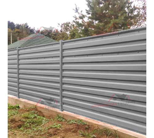 Купить профнастил МП35-0.6, Ширина-1035, Полиэстер RAL7004 