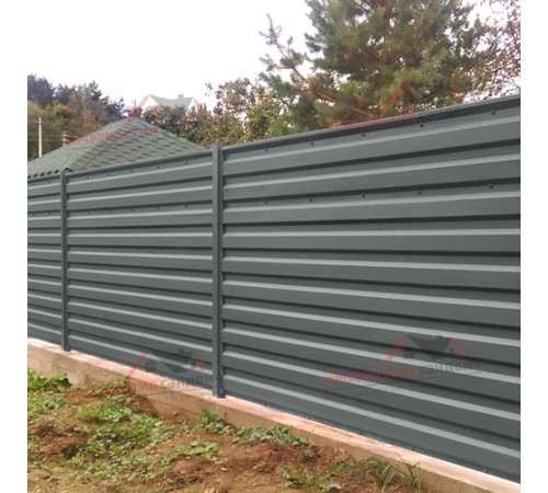 Купить профнастил МП35-0.45, Ширина-1035, Полиэстер RAL7005 