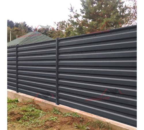 Купить профнастил МП35-0.5, Ширина-1035, Призма RAL7024 