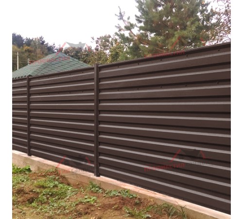 Купить профнастил МП35-0.5, Ширина-1035, Пластизол RAL8017 