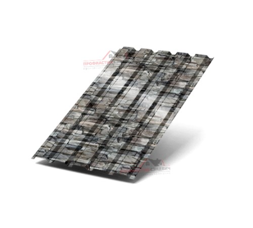 Купить профилированный лист МП35-0.5, Ширина-1035, ECOSTEEL Белый Камень 