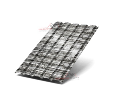 Купить профнастил МП35-0.5, Ширина-1035, ECOSTEEL Белый Плитняк 