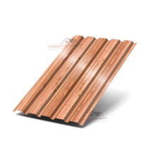 Профилированный лист МП35-0.5, Ширина-1035, ECOSTEEL-T Кедр