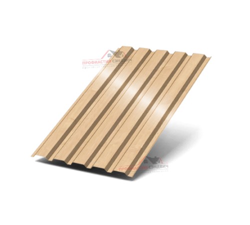 Купить профилированный лист МП35-0.5, Ширина-1035, ECOSTEEL Клен 