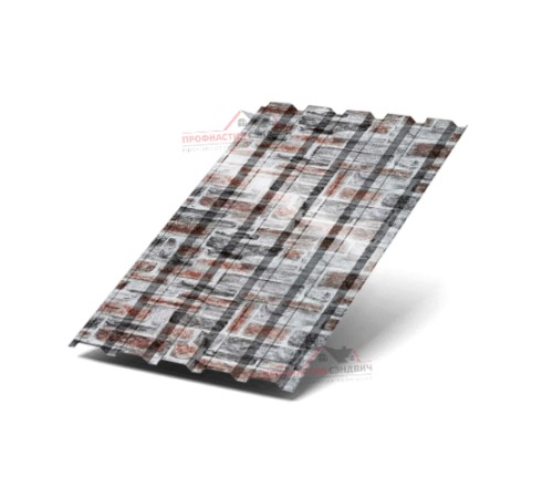 Купить профнастил МП35-0.5, Ширина-1035, ECOSTEEL Кварцевый Сланец 